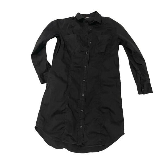 Everlane long sleeve button front shirt dress size 2 XS D3 5034 - Picture 5 of 9